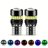 Decodificador T10 luz de estacionamiento 54LEDs de coche luz LED de coche 18LEDs con lente 34LEDs luz de matrícula 3014 W5W