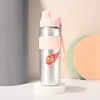 Termo Fuguang Sports para Niñas, Botella de Agua de Acero Inoxidable 316L de Gran Capacidad, Vaso Portátil para Estudiantes Varones que Van a la Escuela