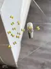 Acessórios para Unhas Rebite de Arco de Liga Celebridade da Internet Luxo Leve Dourado e Prateado Borboleta Oca Acessórios Tridimensionais para Unhas Venda por Atacado