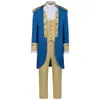Traje de Halloween Transfronterizo para Hombre George Washington Traje Colonial de Hamilton Oficial Ejecutivo