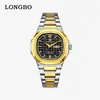 Nuevo reloj para hombre Longbo, reloj de pulsera de moda de negocios para hombre, venta directa de fábrica TK 83873