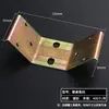 Tapa de Esquina de Hierro para Mesa y Silla Código de Esquina Soporte Fijo de Esquina para Mesa de Comedor Piano Conector de Arco de Doble Agujero para Mesa de Comedor Accesorios de Ferretería para Muebles