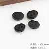 Contas de madeira de desenho animado, peixinhos, vagens de lótus, moedas de ouro, contas de gatinho, contas soltas, materiais e acessórios para fazer pulseiras artesanais DIY