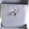 Hebilla colgante de loto con clip, estilo retro artesanal, hebilla plateada con incrustaciones de cera de abejas, hebilla de jade y ónix.
