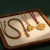 Cuerda Trenzada, Cuerda Estilo Joyería de Alta Gama, Cordón para Collar de Joyería Premium, Compatible con Cordón para Colgar Colgantes Chapados en Oro, Universal