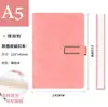 Cuaderno A5 Engrosado con Hebilla, Logo Personalizable, Suministros de Papelería para Oficina, Cuaderno al por Mayor, Portátil