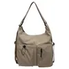 Bolso de lona informal multibolsillos para mujer, nuevo modelo 2026, mochila multifuncional, bolso de hombro y cruzado de gran capacidad para el día a día