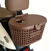 Cesta Trasera para Vehículo Eléctrico, Cesta Colgante Trasera para Motocicleta, Bolsa de Almacenamiento Ampliada, Organizador de Mochila, Cesta con Respaldo, Cesta para Verduras