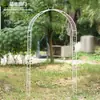 Arco de Hierro Forjado Estilo Europeo para Bodas, Soporte de Flores con Puerta, Estructura de Trepa para Patio Exterior y Jardín para Rosas y Pothos, Jardinería