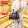 Bolso Cubo Nuevo Transfronterizo Clásico Boston Presbópico Moda Retro Hombro Cruzado Bolso Almohada Bolso de Mano para Mujer