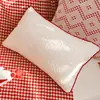 Almofada de Luxo Nova Chinoiserie Casamento Vermelho Ano Novo Festivo Quarto Sofá Almofada Decorativa Capa de Almofada com Enchimento