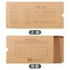 Caja de Almacenamiento de Vouchers Haiboxin, Caja de Archivo para Contabilidad de Boletos, Caja de Almacenamiento, Caja para Comprobantes de Contabilidad, Caja con Encuadernación de Papel Kraft