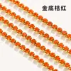 Corrente de Diamante Colorida Base Dourada Transfronteiriça 1.5-4mm Corrente de Garra de Strass Densa Acessórios de Beleza para Celular DIY Atacado