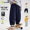 Semana de Volta às Aulas Peça 1 10% de desconto9.8~9.15Calças de Uniforme Escolar Dudu Kids Roupas Infantis Calças Esportivas Infantis Outono