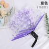 Flor de Cerejeira Transparente Deusa Irmã Macia Guarda-chuva Dobrável Triplo Guarda-chuva Automático Coração de Menina Guarda-chuva ins Fábrica em estoque Atacado