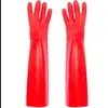 Guantes Caseros Calientes de Látex, Engrosados y Alargados, para Lavandería, Lavado de Platos, Limpieza y Tareas del Hogar, con Forro Polar Añadido, a Prueba de Frío, Impermeables y Antideslizantes