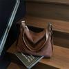 Nova Bolsa de Camurça 2026 para Mulheres, Bolsa de Ombro Retro Bonita e Fashionável de Grande Capacidade, Bolsa Tote Casual Relaxada