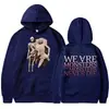 Sudadera con Estampado Retro Ladygagathemayhemballtour Hip-Hop Gótico de Moda Otoño e Invierno para Hombre