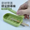 Molde de Sorvete de Silicone Doméstico DIY Picolé Sabores de Verão com Tampa à Prova de Poeira Molde de Picolé de Silicone