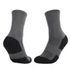Calcetines deportivos para hombre a media pantorrilla personalizados por el fabricante con forro de rizo engrosado, absorbentes de impactos y resistentes al desgaste, adecuados para correr, actividades al aire libre, senderismo y montañismo