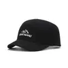 Gorra de Béisbol Unisex con Visera Ancha, Bordado de Letras Personalizado, Estilo Trendy Pato, Moda Retro Callejera