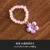 Cadena de Cuentas de Cristal de Fábrica Estilo Chino Colgante para Juego de Té Cuerda para Tapa de Tetera Púrpura Accesorios Retro para Ceremonia del Té Decoración de Tetera
