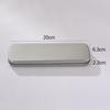 Caixa de Ferro Dobrável Retangular Vintage Caixa de Papelaria Caixa de Pincel de Aquarela Pigmento Lápis Caixa de Armazenamento de Acessórios de Grande Capacidade
