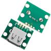 Base hembra USB 3.1 Tipo C con placa fija, interfaz de carga y datos, conector macho y hembra C, placa de prueba, inserción positiva y negativa a doble cara
