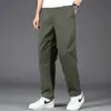 Pantalones Casuales Delgados de Verano 2025 para Hombre, Rectos Holgados, Talla Grande, Pierna Ancha, Pantalones Caqui para Adolescentes, Ropa de Trabajo de Negocios
