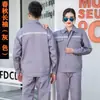 Ropa de trabajo para hombres y mujeres, tops de traje, resistentes a la suciedad y al desgaste, ropa de trabajo de protección laboral para sitios de construcción y talleres
