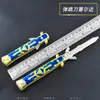 Juego Anime Zelda 22cm Cuchillo de Rebote Molde Artesanías de Aleación Juguetes sin Filo