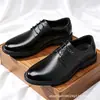 Zapatos de vestir formales con cordones para hombre más vendidos en Amazon y AliExpress, zapatos de hombre de cuero genuino, directo de la fábrica fuente