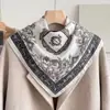 Lenço de seda verde, lenço quadrado pequeno para mulheres, lenço de pescoço artístico estilo japonês vintage, lenço de cabeça de algodão e linho moderno estilo hip-hop de rua, lenço para homens