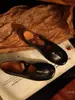 Versión de Piel de Oveja~Zapatos Mary Jane de Cuero Genuino con Tira Cruzada Retro para Mujer, Punta Redonda, Suela Suave, Suela Plana, Bailarinas, Zapatos Bajos de Una Sola Correa