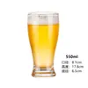 2025 Nueva Copa de Cerveza de Barril de Vidrio Celebridad de Internet Comercial Copa de Cerveza Artesanal Lujo Accesible Gama Alta Alto Valor Creativa Gran Capacidad