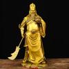 Estatua de Guan Gong de Bronce para Decoración del Hogar o Negocio