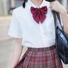Poof Ding Xiong [Compra uno y llévate otro gratis] Original Genuino Uniforme jk Corbata Moño Flor Estudiante Femenina Color Sólido Raíces Rojas