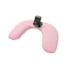 Almofada de Mão Borboleta Dupla Asa em U Estilo Russo Abs Destacável Manicure Almofada de Mão Pu Alívio da Fadiga Inclinável Acessível Loja de Luxo Exclusivo