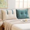Cojín de cama Tatami, almohada de cama, combinación de dormitorio, sala de estar, bolsa suave, almohada de sofá, protección de columna cervical, almohada para dormir