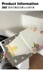 Funda de animal con lunares de dibujos animados adecuada para iPad de 10ª generación, soporte lindo para pro11, modelo giratorio de aire