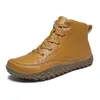Comercio Exterior Transfronterizo Botas de Senderismo Impermeables Antideslizantes para Hombre Talla Especial 48 Calzado para Exteriores Estilo Coreano Moda Británica Calzado para Hombre