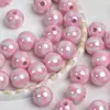 Dingyi 12mm Lua Fria Colorida Circo Contas Galvanizadas Acrílico Com Furo Contas Soltas Pulseira DIY Acessórios de Contas