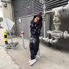Nuevo Estilo Otoño e Invierno 2025 Sudadera con Capucha Holgada Gótica Personalizada con Diamantes Calientes Sudadera Hip-Hop Y2K Moda Estilo Punk