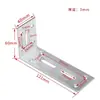 Suporte de Canto de Ferro Espessado Suporte de Canto para Gabinete de Ângulo Reto Fixador de 90 Graus Conector Triangular para Prateleira Reforço