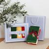 Toalla Navideña de Algodón Puro Papá Noel Set de Regalo Creativo Toalla Facial para Niños Venta al por Mayor Personalizable