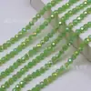 6mm Contas de Cristal Terra Cor AB Galvanizado 1 Fio Contas de Cristal Espalhadas Contas de Vidro Contas Abacaxi Material para Joias Artesanais Acessórios