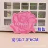 (Medio) Parche de Tela de Flor de Rosa Parche Parche Comúnmente Usado en Hoteles Parche Bordado Parche Decorativo de Ropa Parche de Aplicación Bordado para Agujeros