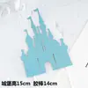 Decoración de Pastel de Cumpleaños de Blancanieves Congelados Aisabel Sirena Niña Guerrera Celebridad de Internet Adornos
