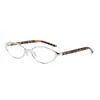 Nuevas Gafas de Sol Ovaladas de Moda, Gafas de Sol de Gama Alta Estilo Ojo de Gato, Gafas Retro Y2K Modernas Geniales Anti-UV