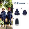 Uniforme escolar para alunos do ensino fundamental, Uniforme de jardim, Uniforme de classe, Uniforme de jardim de infância, Jogos de primavera, outono e inverno, Terno infantil de três peças para homens e mulheres